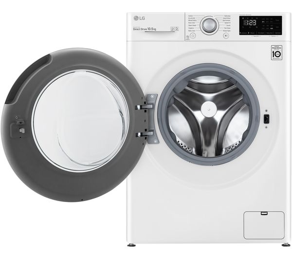 Lavadora LG 10.5kg blanca 1400rpm F4V310WNE OUTLET