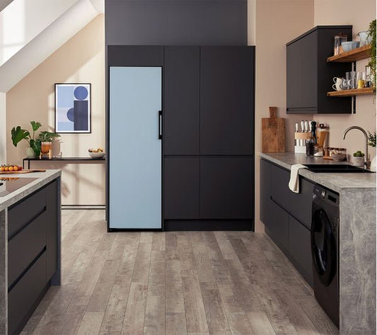 Congelador vertical Samsung azul cristal 186*60cm (026211) OUTLET