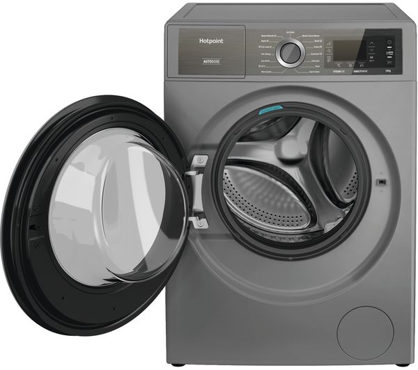 Lavadora Hotpoint 10kg inox 1400rpm H8W046SB OUTLET