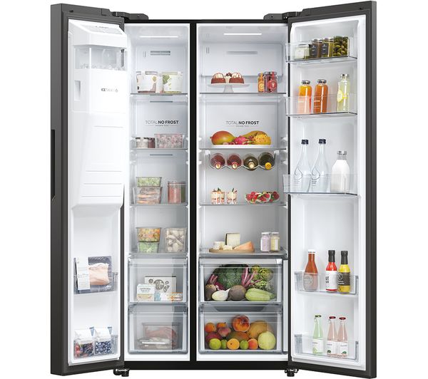Frigorífico Americano Haier negro 177*90cm HSW59F18EIPT OUTLET