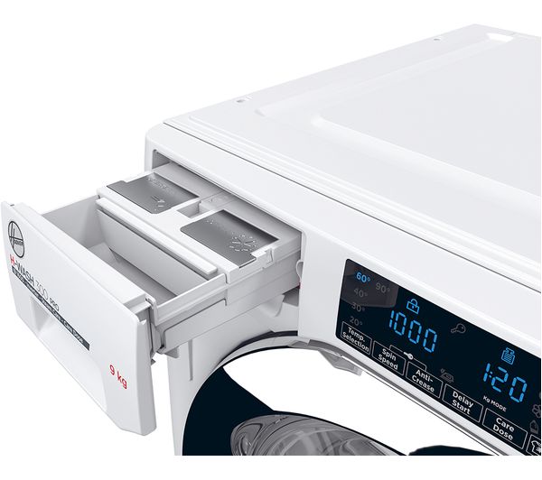 Lavadora Hoover 9kg blanca 1600rpm integración HBWODS69TAMCE/80 OUTLET
