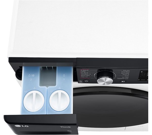 Lavadora LG 9kg blanca 1400rpm F4Y709WBTA1 OUTLET