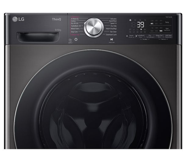 Lavasecadora LG 9/6kg negra 1400rpm FWY996BCTN4 OUTLET