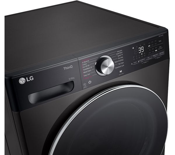 Lavasecadora LG 9/6kg negra 1400rpm FWY996BCTN4 OUTLET