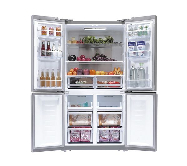 Frigorífico Americano Hoover inox 4 puertas 183*91cm HSC918ENXK OUTLET