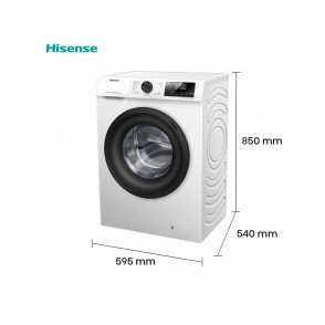Lavadora Hisense 9kg blanca 1400rpm WFQP9014EVM OUTLET
