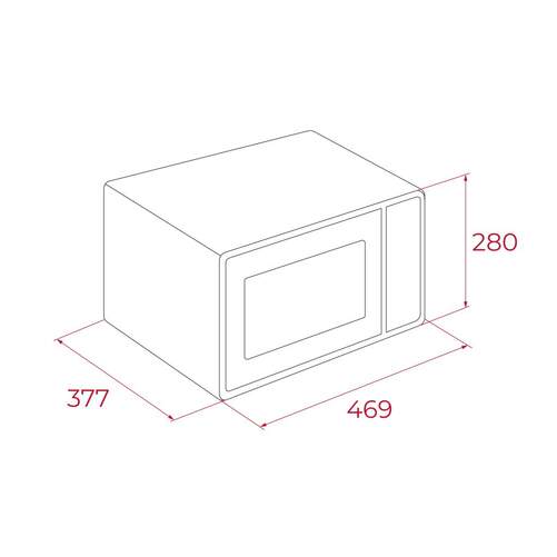 Microondas Teka blanco 25lt MWE-FS25G OFERTA