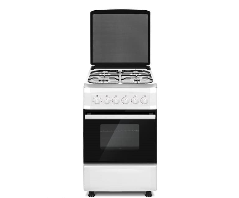 Cocina de gas blanca 4 fuegos 50cm Eas Electric EFG556W