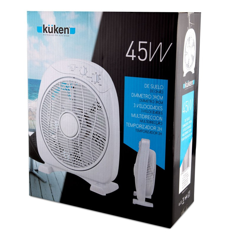 Ventilador de suelo boxfan 45W Kuken 31517 OFERTA