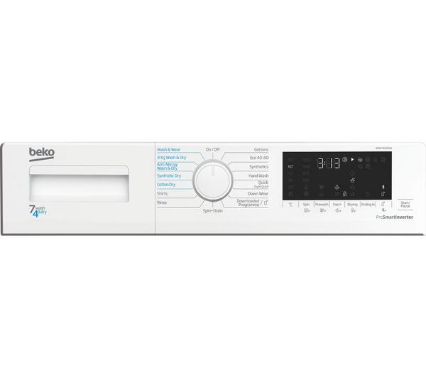 Lavasecadora Beko 7/4kg blanca 1200rpm WDK742421W OUTLET