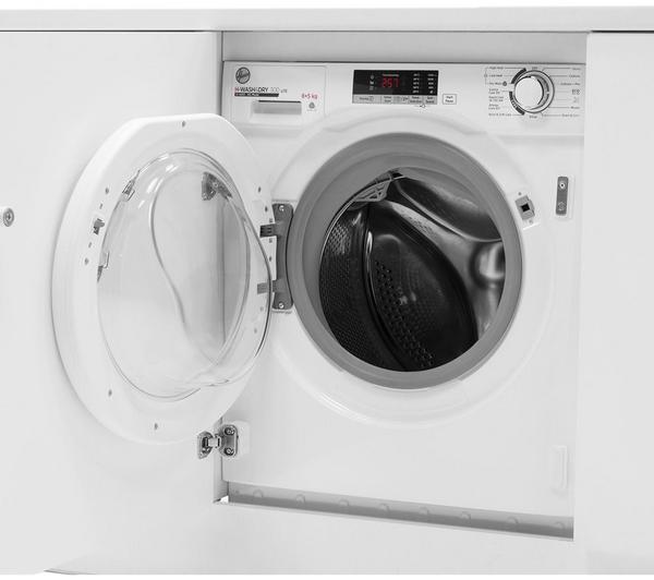 Lavasecadora Hoover 8/5kg blanca 1400rpm integración HBD485D2E/1-80 OUTLET