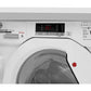 Lavasecadora Hoover 8/5kg blanca 1400rpm integración HBD485D2E/1-80 OUTLET