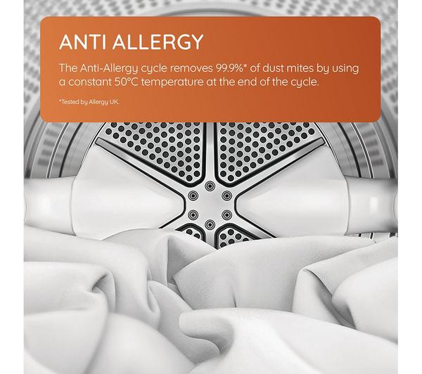 Secadora Hotpoint 9kg bomba de calor blanca H8D93WB OUTLET