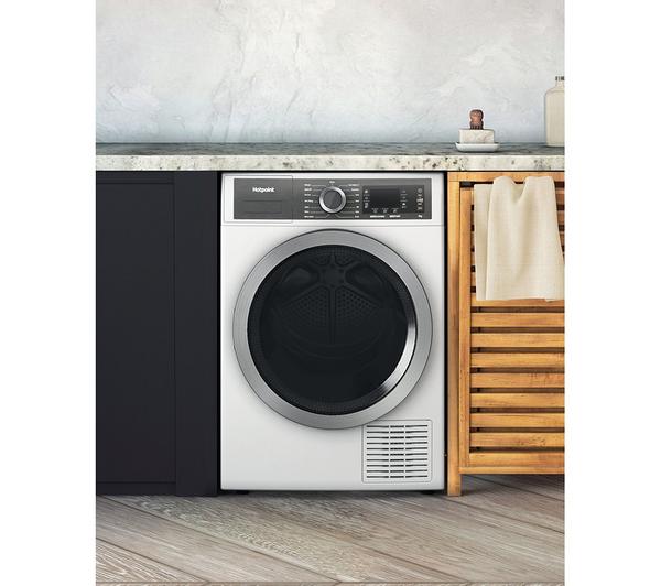Secadora Hotpoint 9kg bomba de calor blanca H8D93WB OUTLET