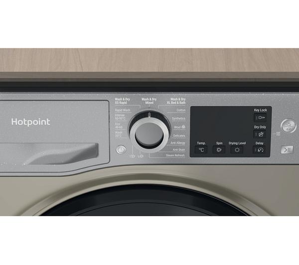 Lavasecadora Hotpoint 8/6kg inox 1400rpm NDB8635GK OUTLET