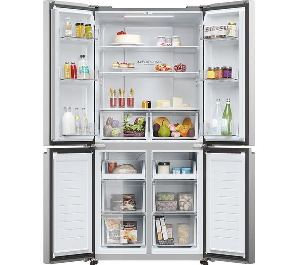 Frigorífico Americano Haier inox 4 puertas 181*83cm HCR3818ENMM OUTLET