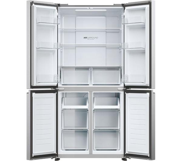 Frigorífico Americano Haier inox 4 puertas 181*83cm HCR3818ENMM OUTLET