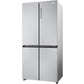 Frigorífico Americano Haier inox 4 puertas 181*83cm HCR3818ENMM OUTLET