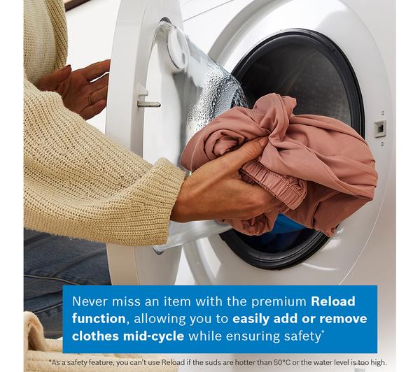 Lavasecadora Bosch 9/5kg blanca 1400rpm WNA14490GB OUTLET