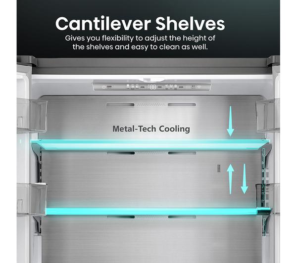 Frigorífico Americano Hisense inox 4 puertas 178*91cm RQ758N4SASE OUTLET