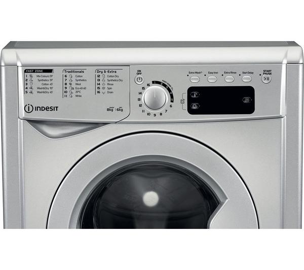 Lavasecadora Indesit 8/6kg inox 1400rpm (026105) OUTLET