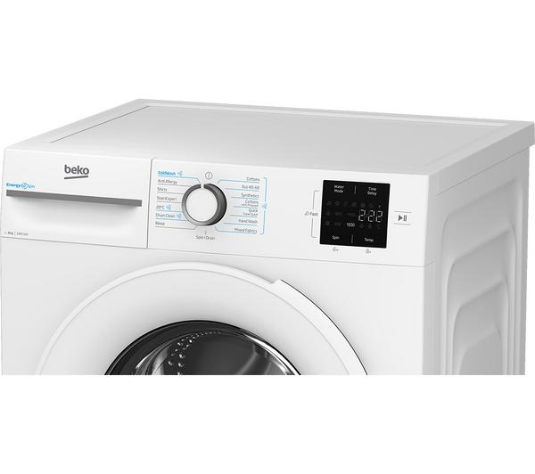 Lavadora Beko 8kg blanca 1400rpm BM3WT3841W OUTLET