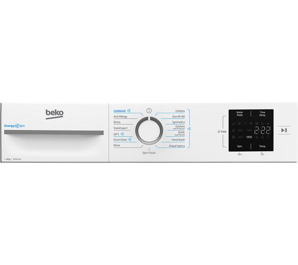 Lavadora Beko 8kg blanca 1400rpm BM3WT3841W OUTLET