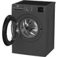 Lavadora Beko 10kg negra 1400rpm BM3WT31041A OUTLET