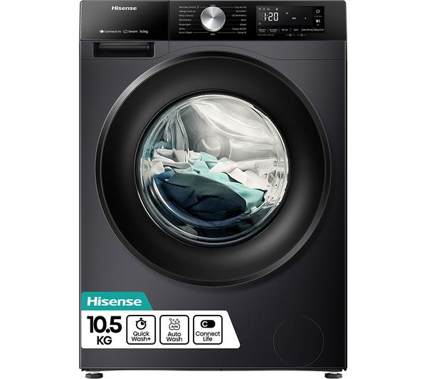 Lavadora Hisense 10kg negra 1400rpm (026368) OUTLET