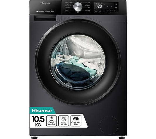 Lavadora Hisense 10kg negra 1400rpm (026368) OUTLET