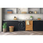 Lavadora Hotpoint 9kg negra 1400rpm NSWR946BS OUTLET