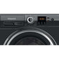 Lavadora Hotpoint 8kg negro 1400rpm NSWR846BS OUTLET
