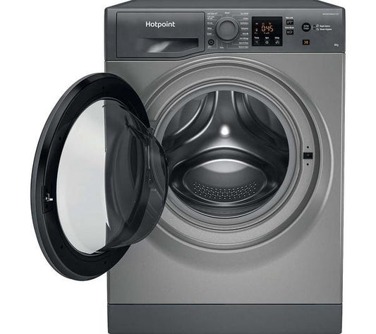 Lavadora Hotpoint 8kg inox 1400rpm NSWR846GK OUTLET