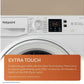 Lavadora Hotpoint 8kg blanca 1400rpm NSWR846WK OUTLET