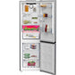 Frigorífico combi Beko inox 186*60cm CNG7686VPS OUTLET