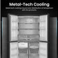 Frigorífico Americano Hisense negro 4 puertas RQ5X560SFLEF OUTLET