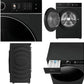 Lavadora Hisense 9kg negra 1400rpm (026387) OUTLET