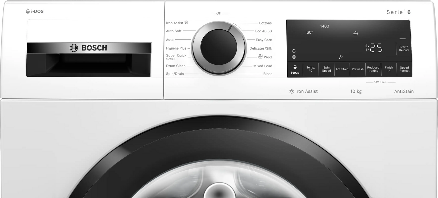 Lavadora Bosch 10kg blanca 1400rpm (026272) OUTLET