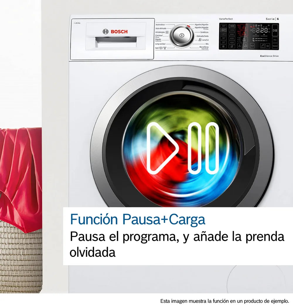 Lavadora Bosch 8kg blanca 1200rpm WAT24469ES OCASION