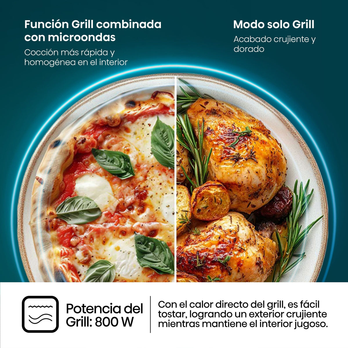 Microondas Hisense 20lt negro grill (026415)  OFERTA