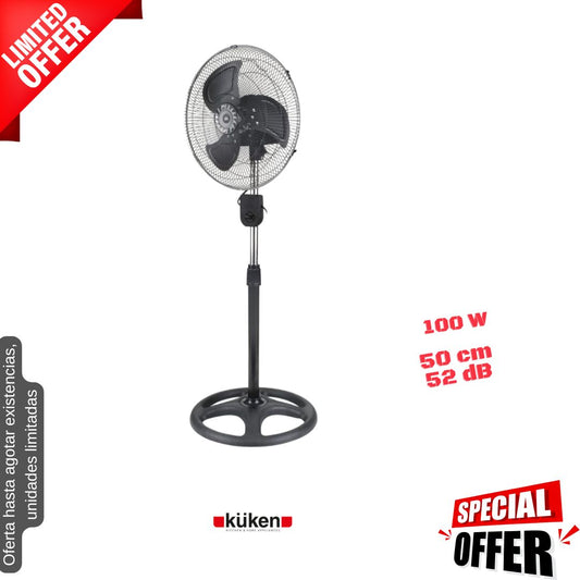 Ventilador pie 100w Kuken 33811 OFERTA