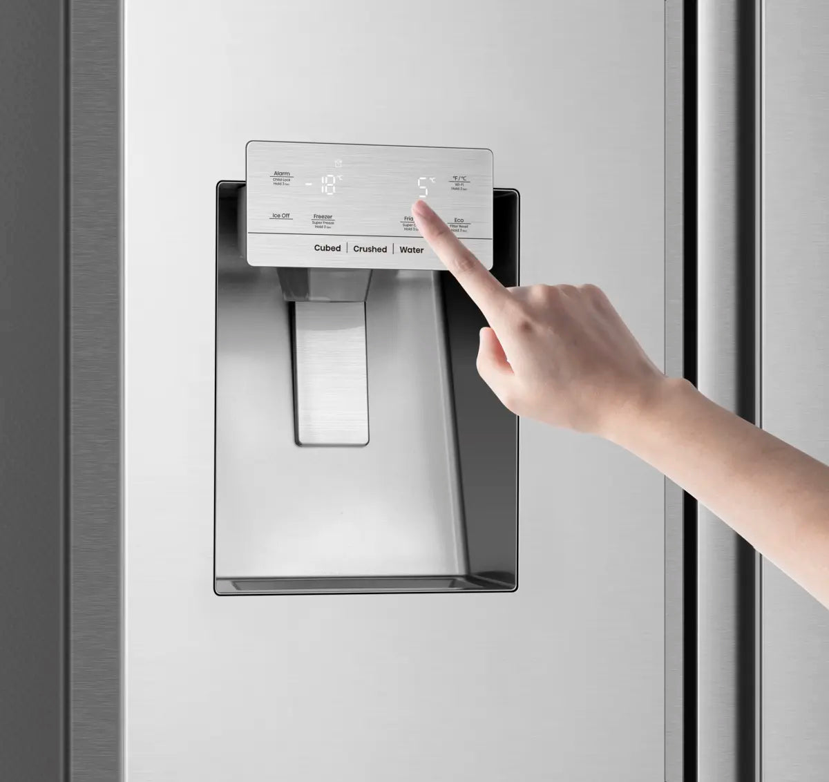 Frigorífico Americano Hisense francés inox 179*91cm (026417) OUTLET