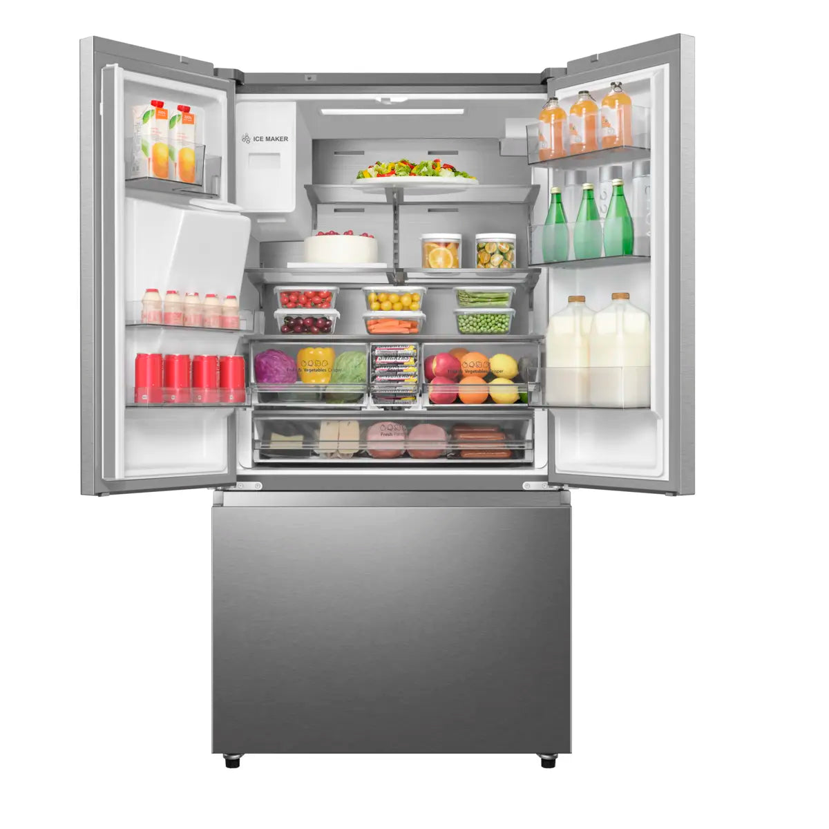 Frigorífico Americano Hisense francés inox 179*91cm (026417) OUTLET