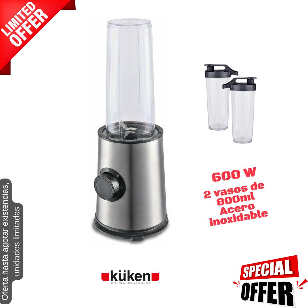 Batidora de vaso Kuken 600w 38806 OFERTA