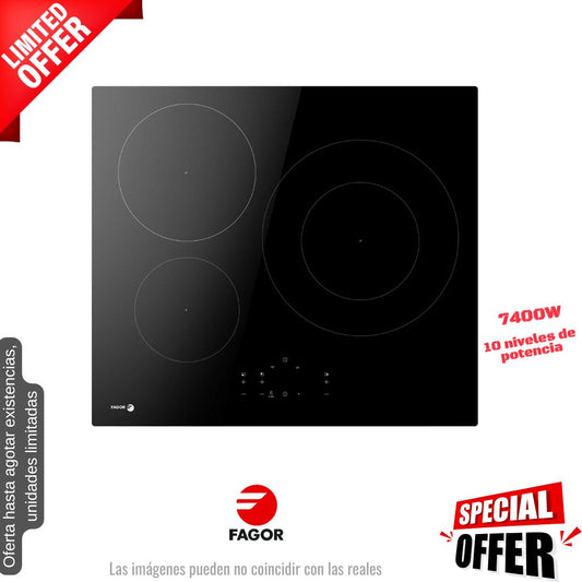 Placa induccion Fagor 3 fuegos 3IF-332AC OFERTA
