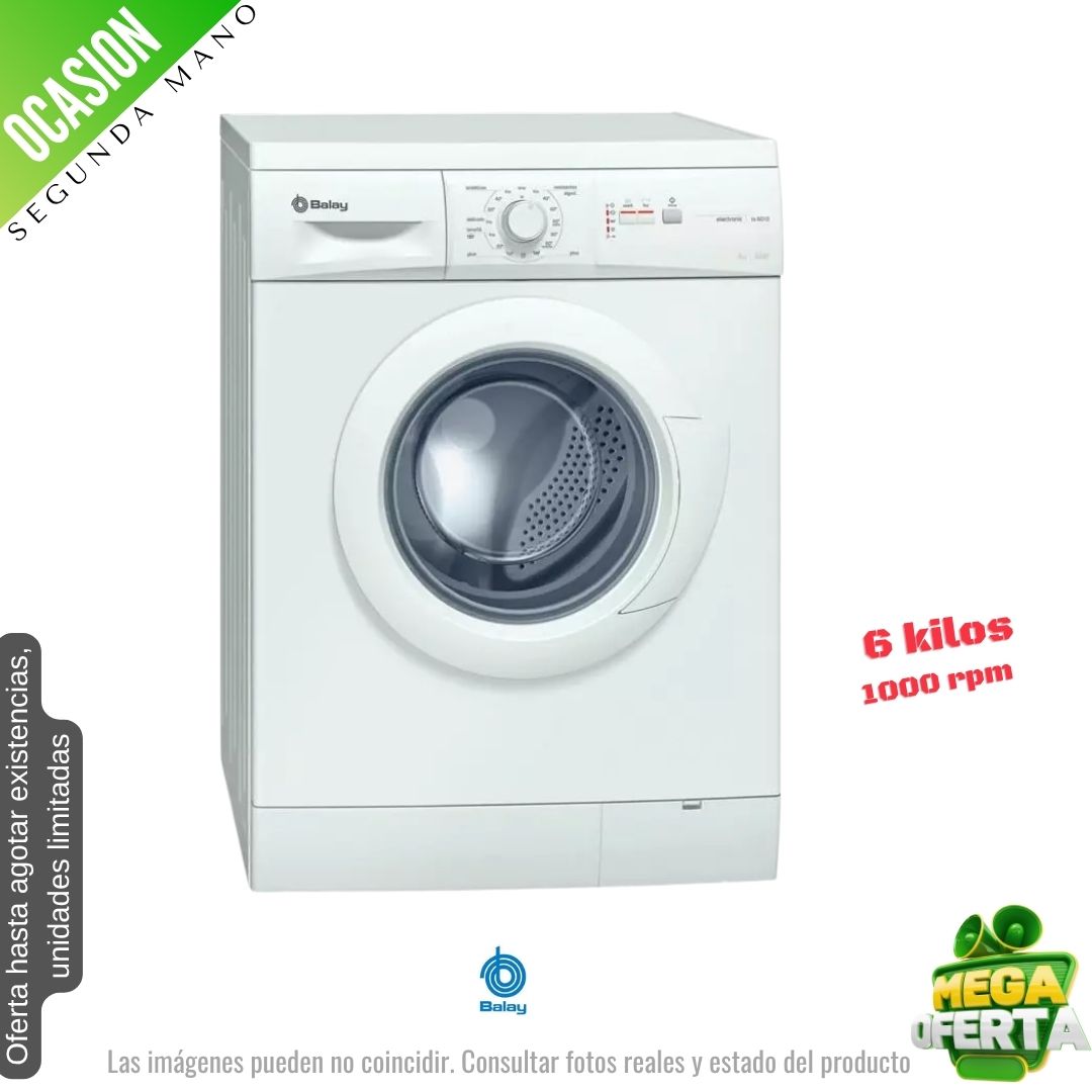 Lavadora Balay 6kg blanca 1000kg (026322) OCASION