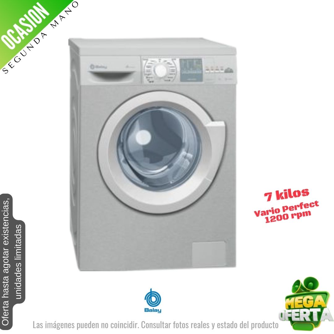 Lavadora Balay 7kg inox 1200rpm (026084) OCASION