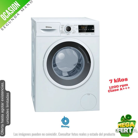 Lavadora Balay 7kg blanca 1200rpm (026265) OCASION