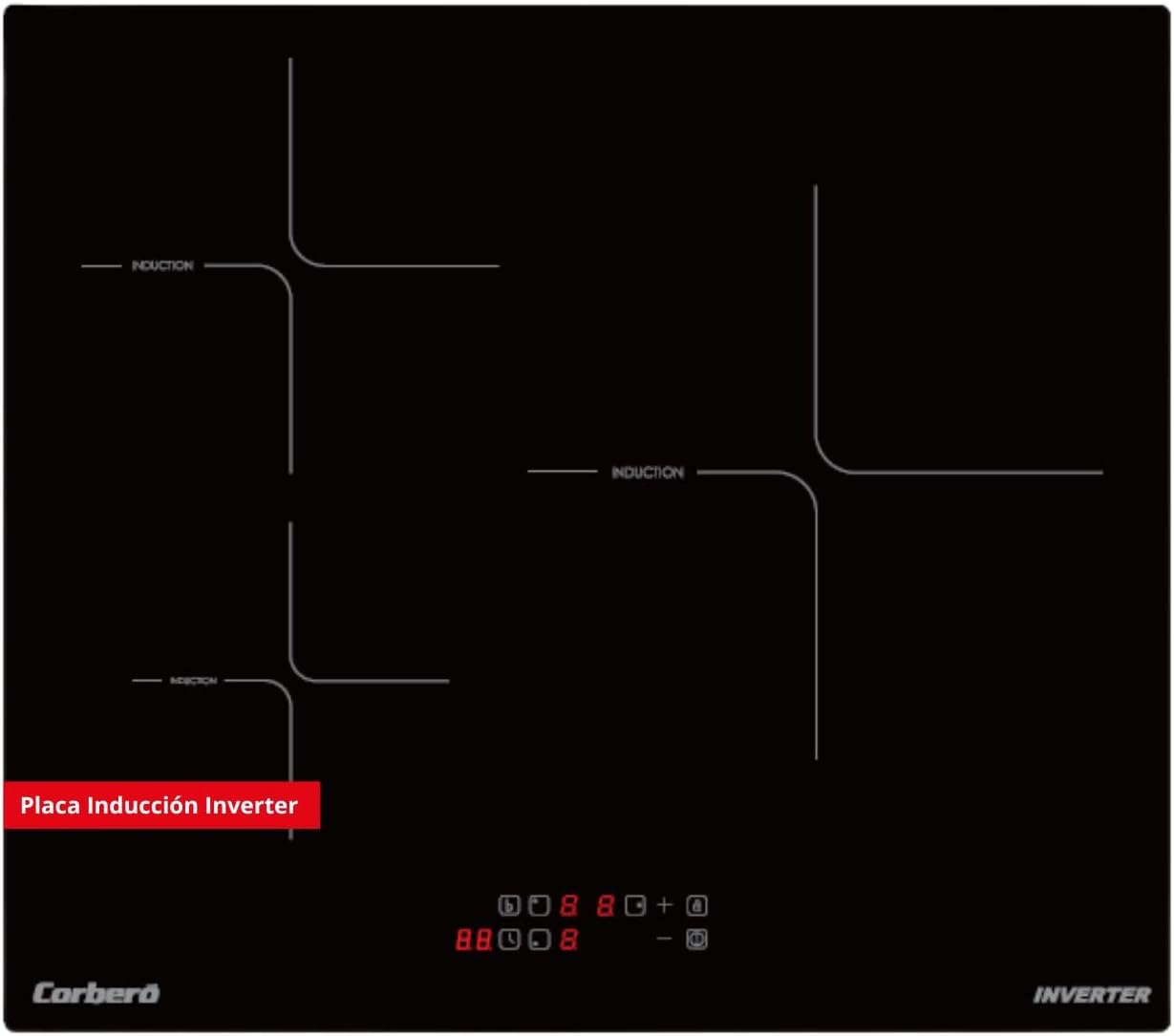 Placa inducción Corberó 3 fuegos CCIM3362 OFERTA