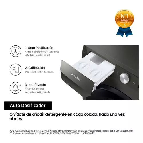 Lavasecadora Samsung 9/6kg inox 1400rpm WD90T534DBN/S3 OUTLET
